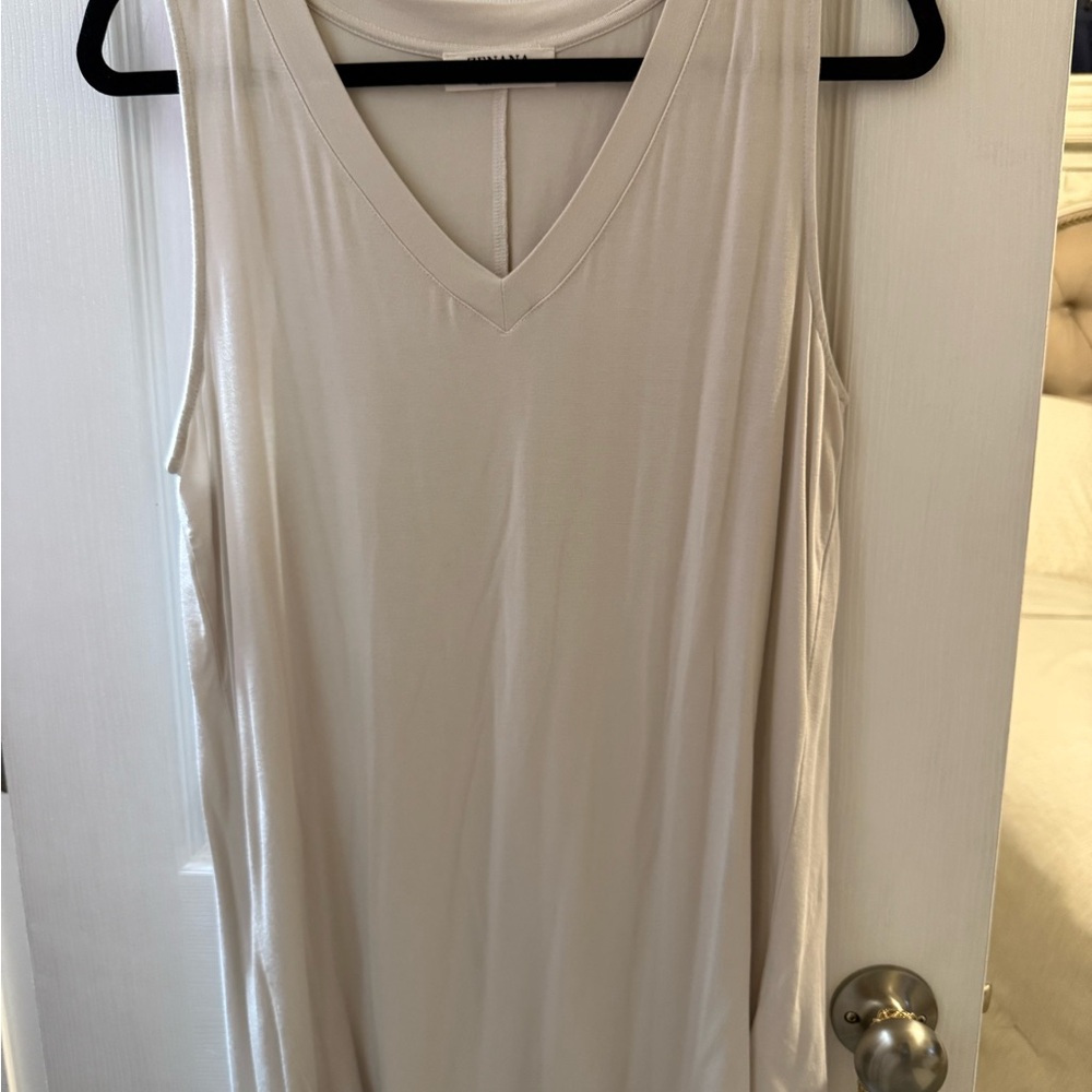 Zenana Outfitters Cream Tank Top with Relaxed Fit